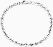 Oradina Sterling Silver Take Me There Mariner Bracelet