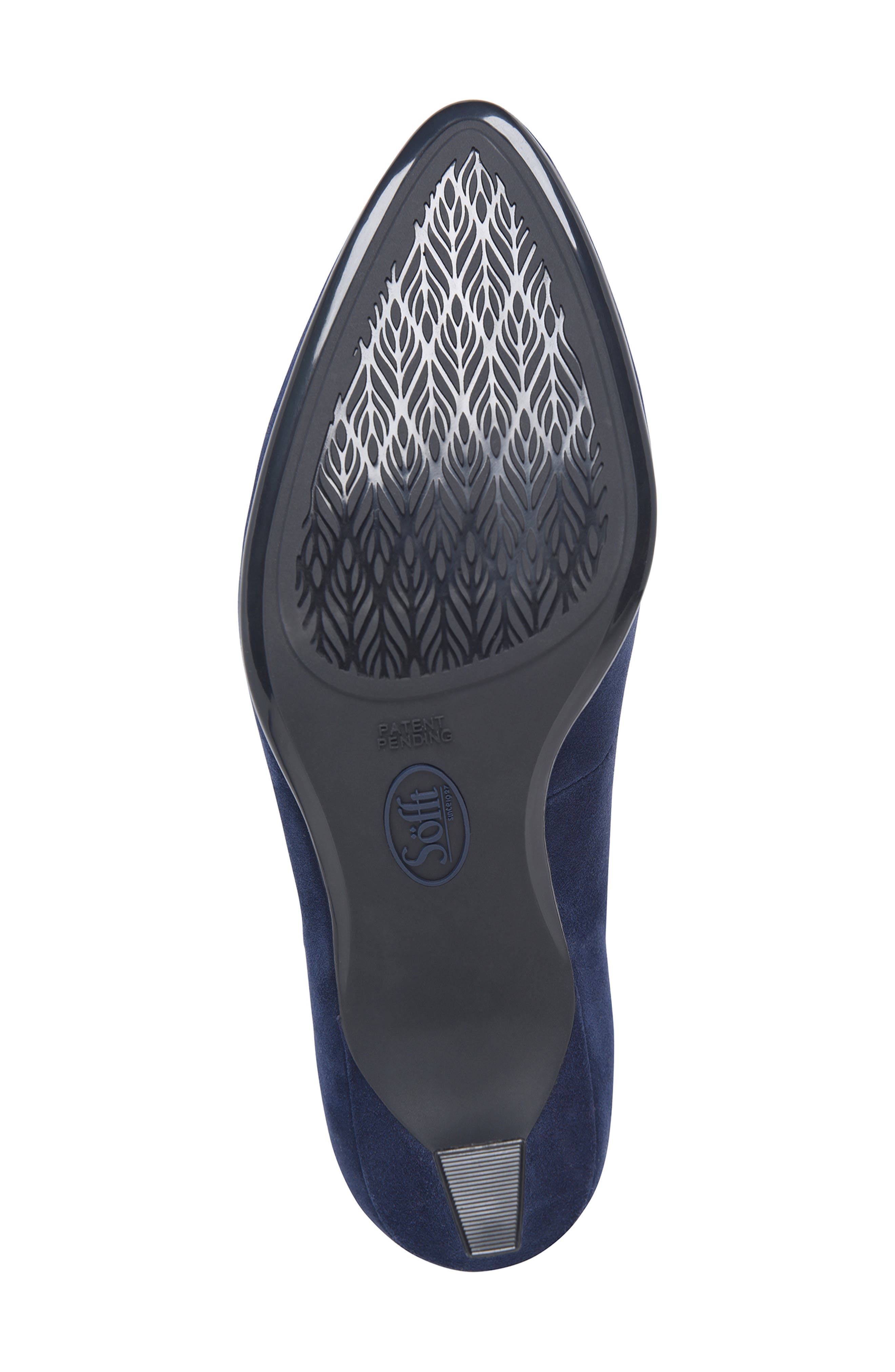 Söfft Sienna Pointed Toe Mary Jane Pump, Alternate, color, Sky Navy