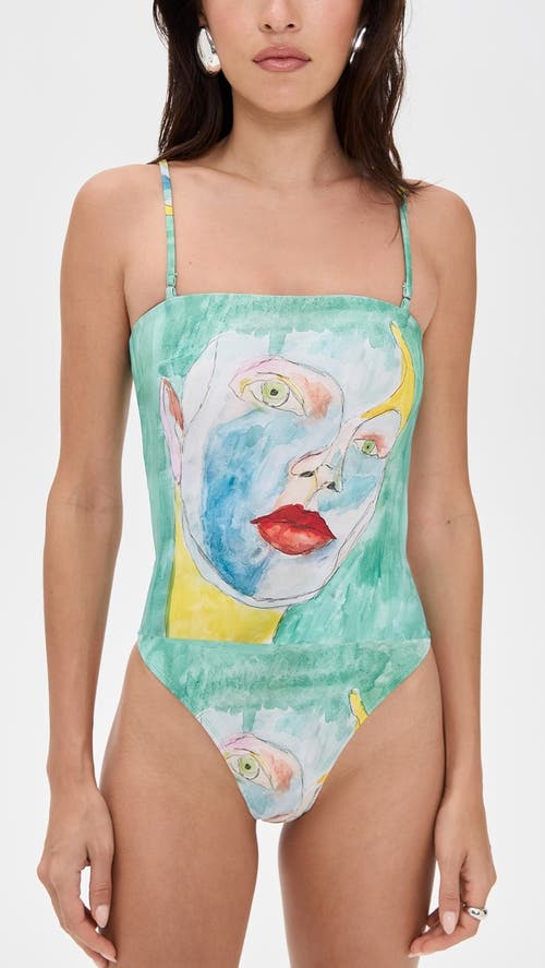 Dur Doux Nara One Piece Swimsuit In Green