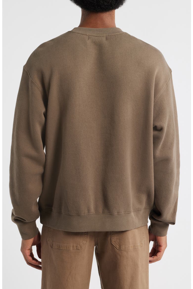 Leisure Co. Graphic Sweatshirt, Alternate, color, BROWN