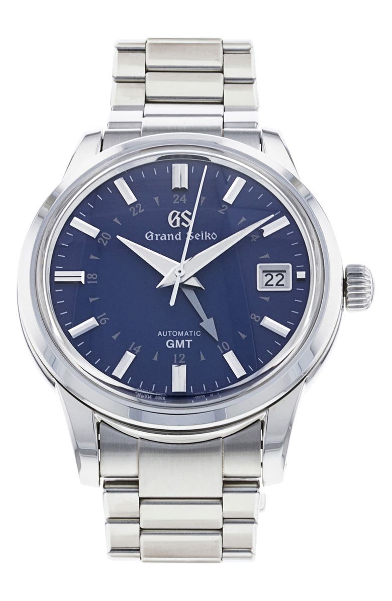 Watchfinder & Co. Grand Seiko GMT Preowned Bracelet Watch, Main, color,