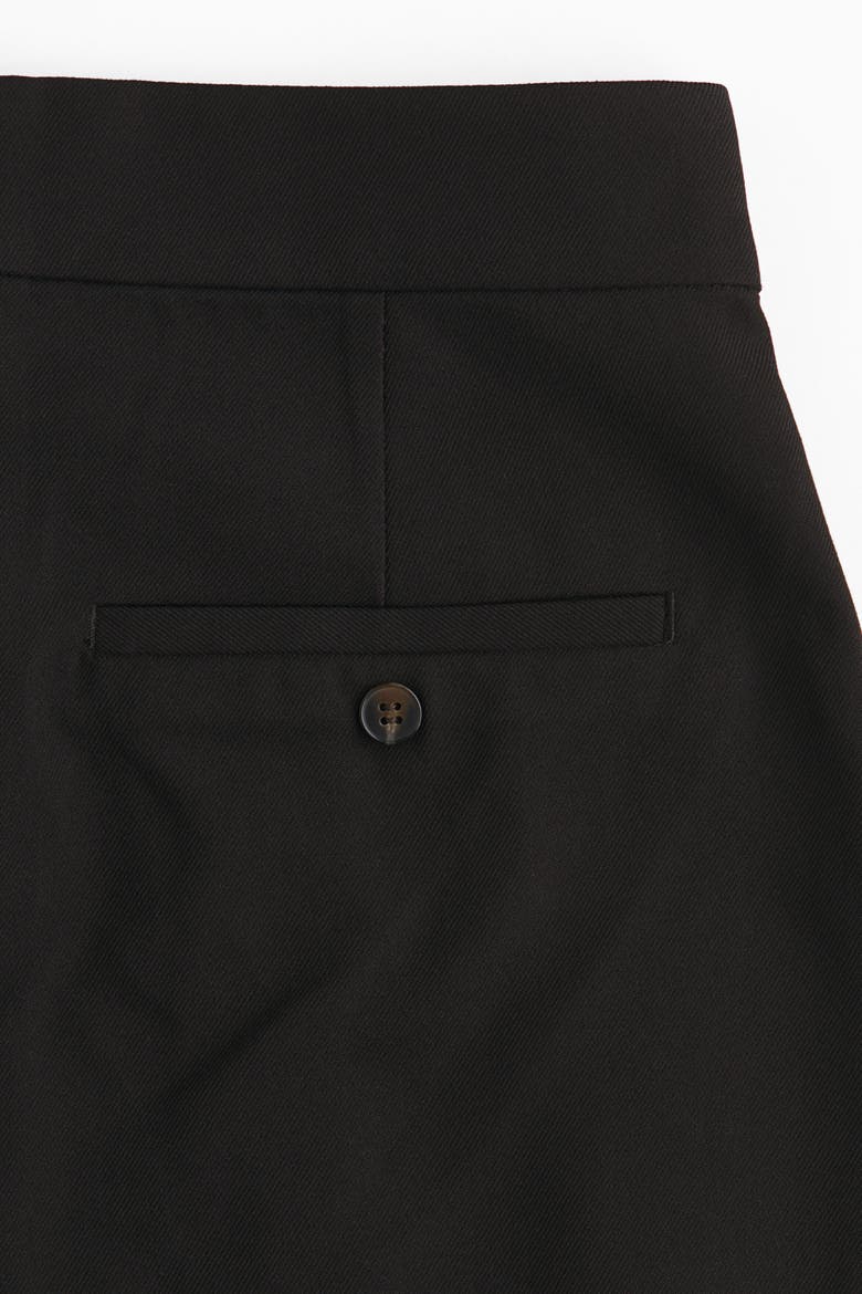 Dressy Barrel-leg Pants, Alternate, color, Black