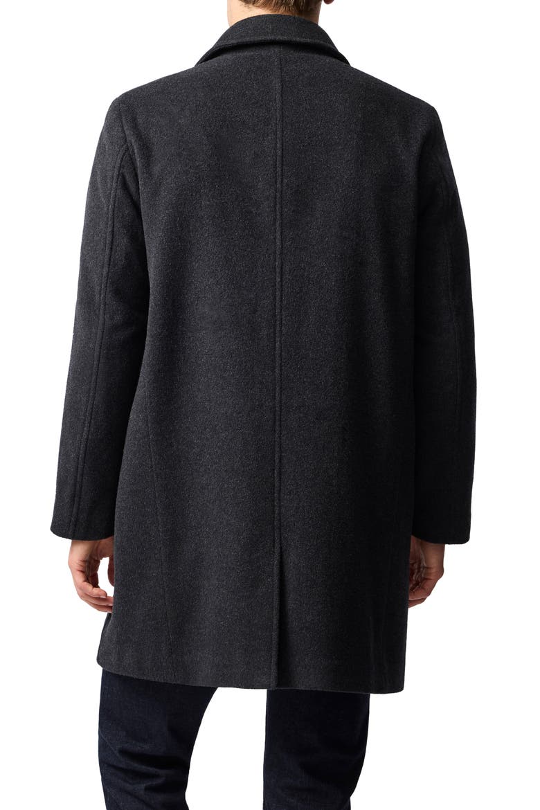 'Archers' Wool Blend Overcoat, Alternate, color, GRANITE