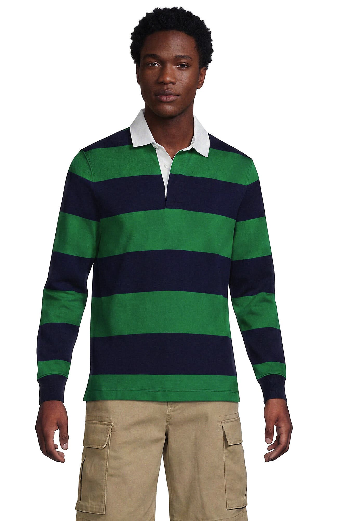 selected Blue Grass/Radiant Navy Stripe