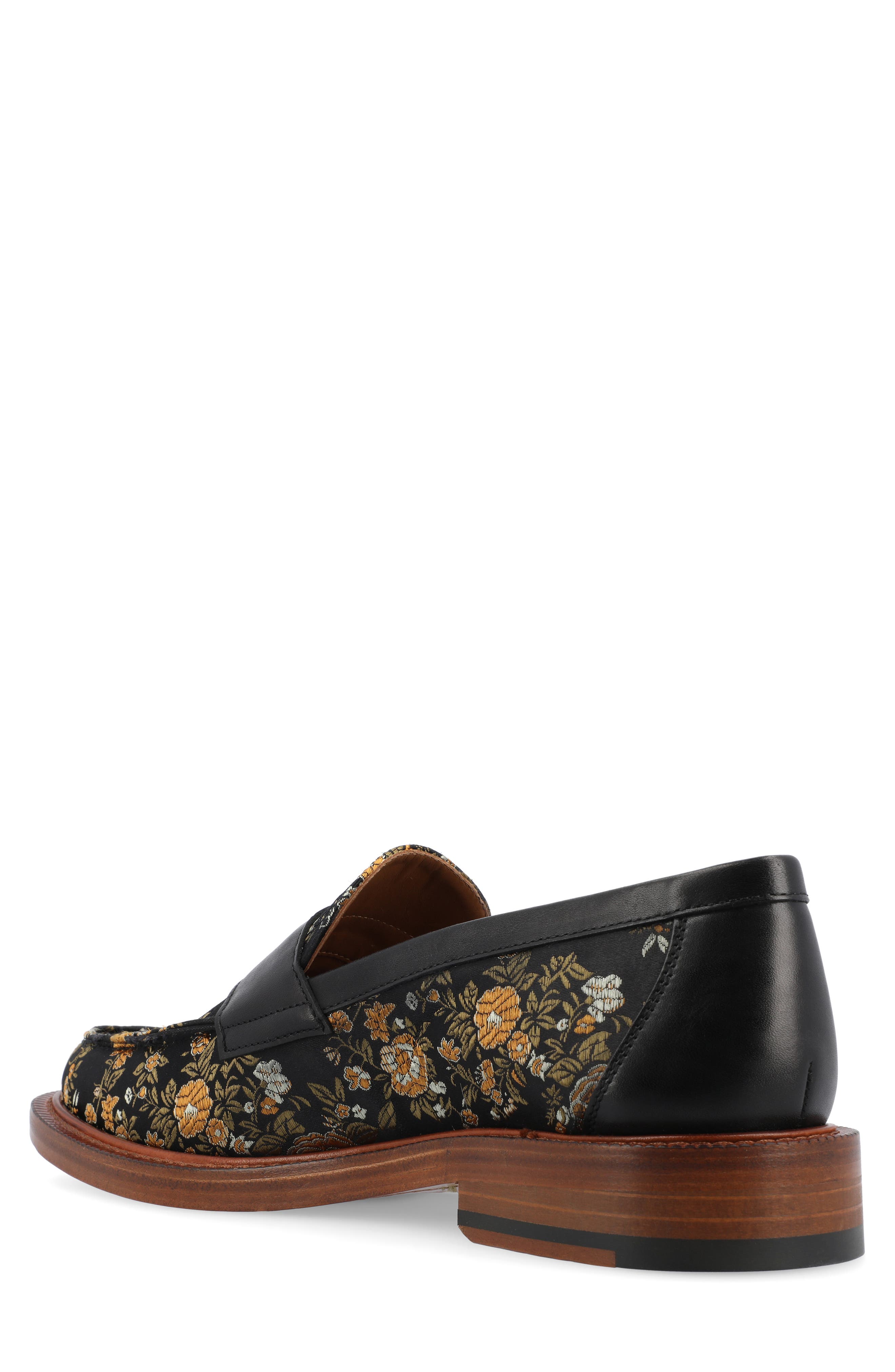 TAFT The Fitz Jacquard Penny Loafer, Alternate, color, 