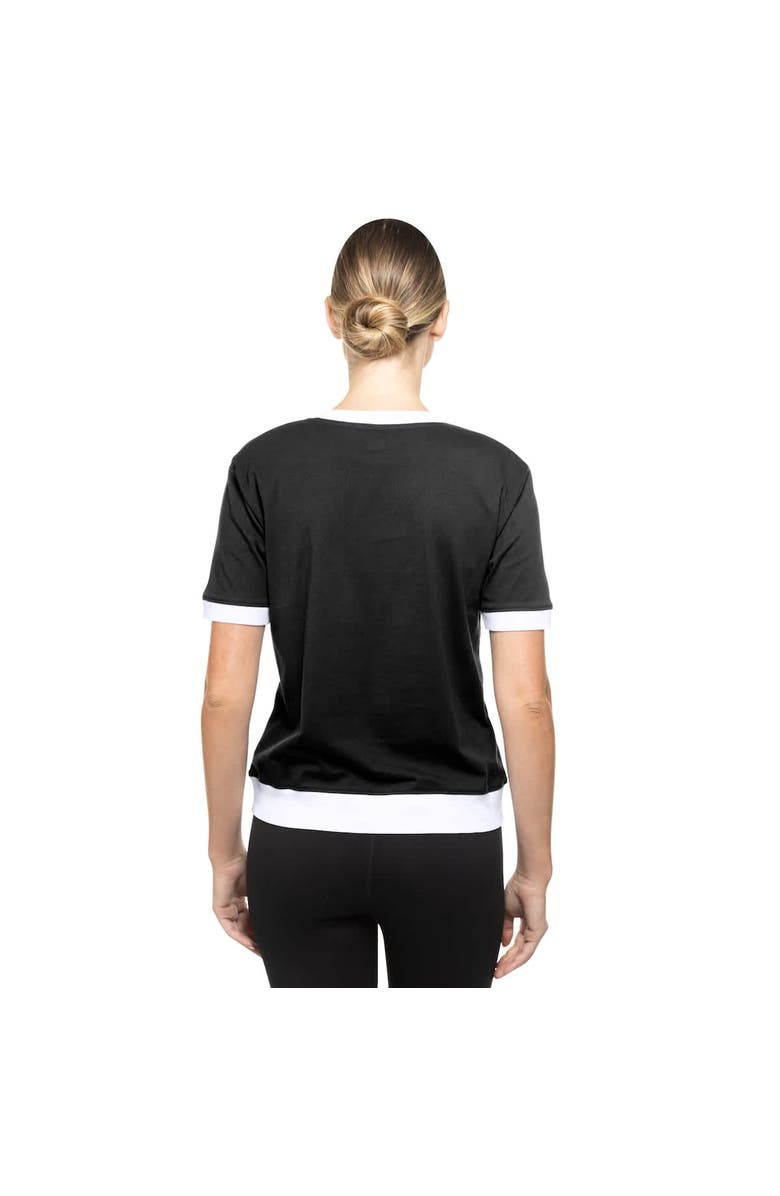 New Era Women's New Era Black San Francisco Giants 2025 City Connect Rhinestone V-Neck T-Shirt, Alternate, color, Black