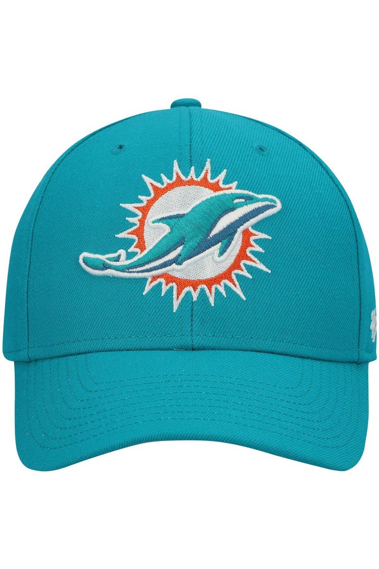 Men's '47 Aqua Miami Dolphins Team MVP Adjustable Hat, Alternate, color, Aqua