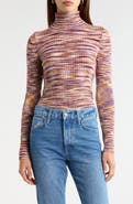 MOTHER The Street Collar Pulling Strings Wool Blend Sweater