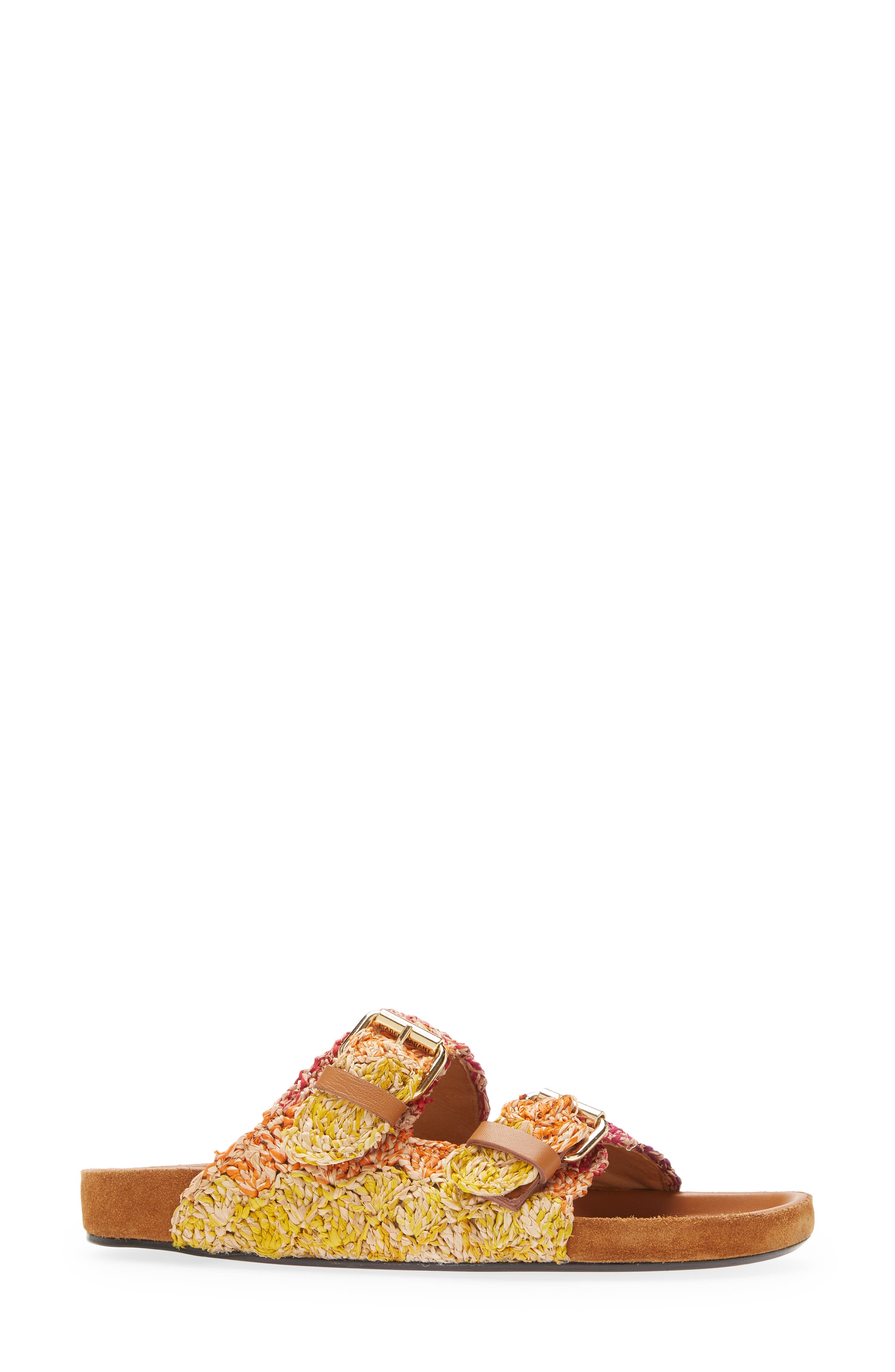 Isabel Marant Lennyo Macramé Slide Sandal, Alternate, color, 