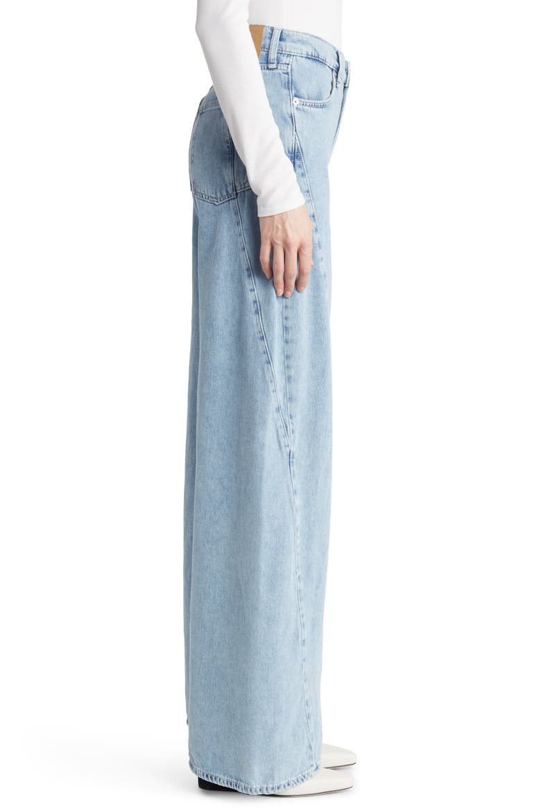 Sofie Splice High Waist Wide Leg Jeans, Alternate, color, ALISHA