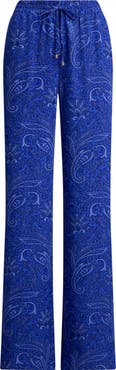Lauren Ralph Lauren Floral Print Wide Leg Pants