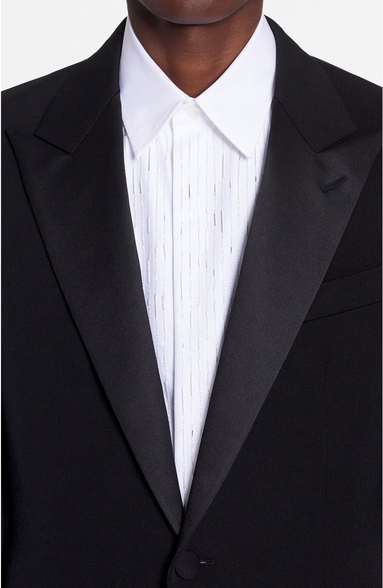 Lanvin SATIN COLLAR TUXEDO JACKET, Alternate, color,