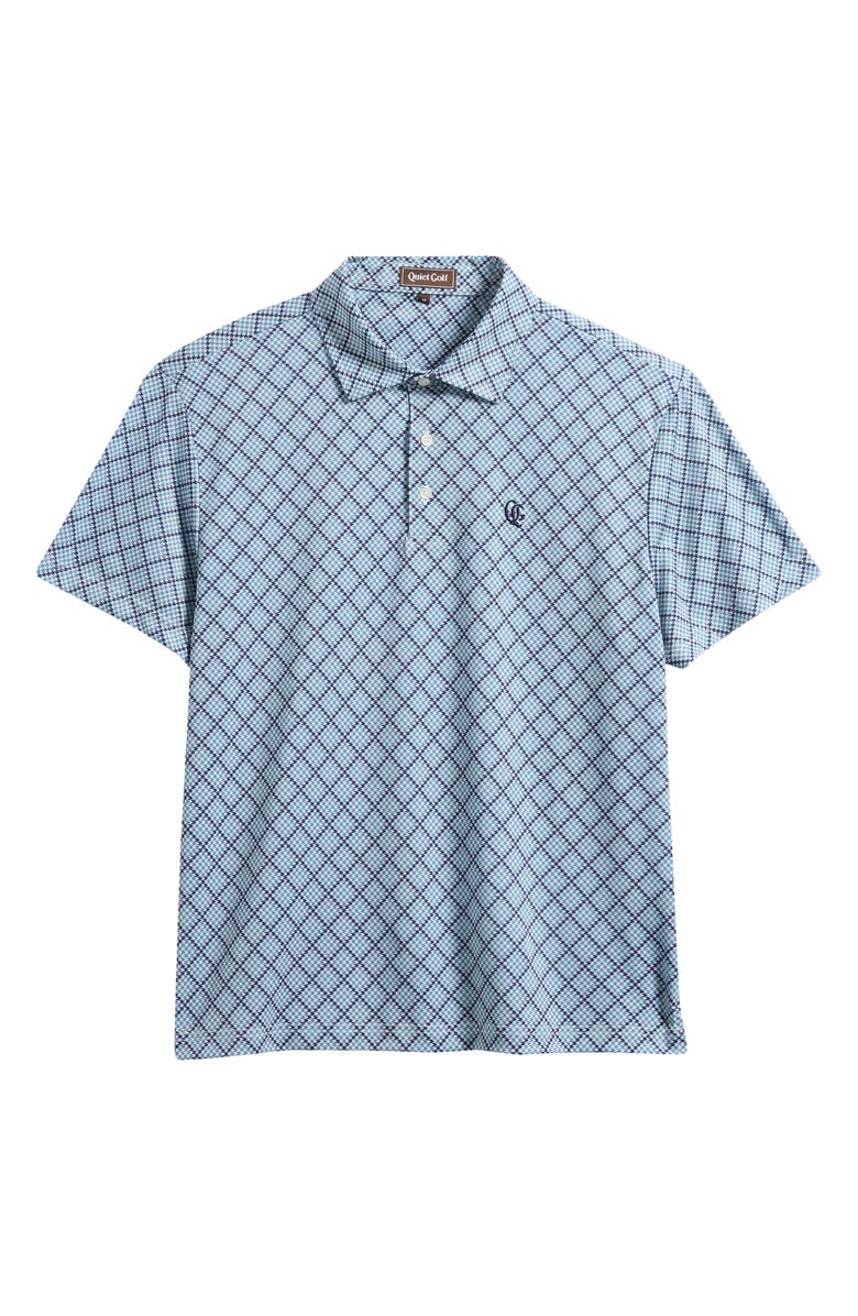 Quiet Golf Houndstooth Polo, Alternate, color, 