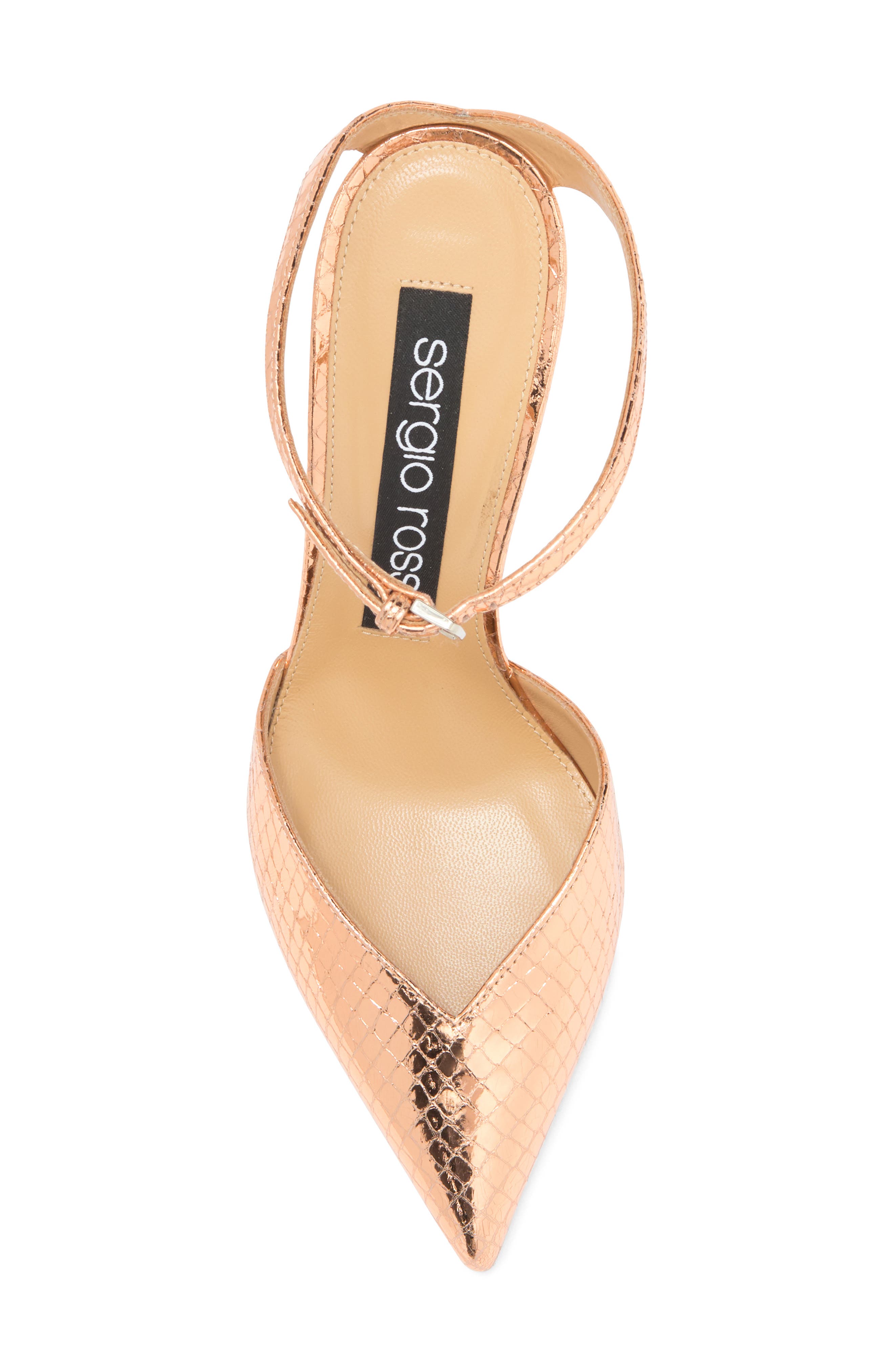 Sergio Rossi Open Heel Pump, Alternate, color, 