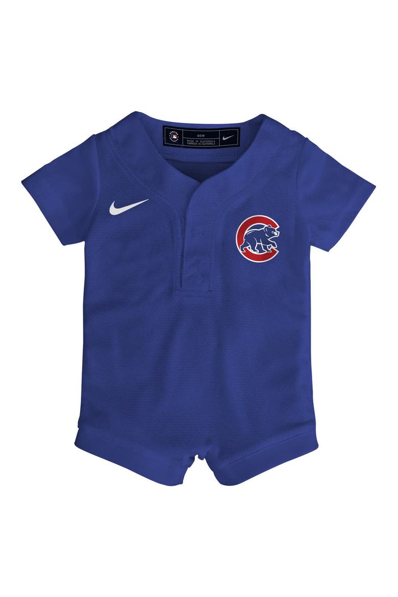 Infant Nike Royal Chicago Cubs Alternate Replica Romper Jersey, Alternate, color, Royal
