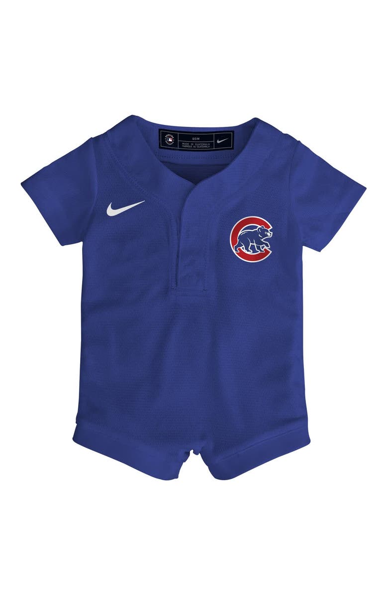 Nike Infant Nike Royal Chicago Cubs Alternate Replica Romper Jersey, Alternate, color, Royal