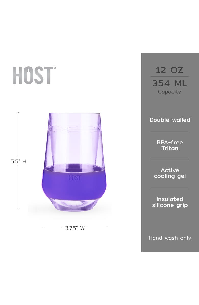 HOST Wine FREEZE XL Cooling Cup Set of 4, Alternate, color, Tinted