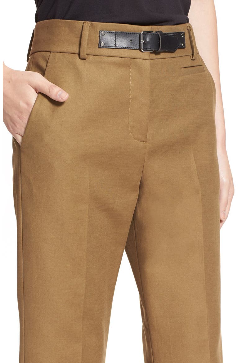 Buckled Tab Crop Bootcut Pants, Alternate, color, TERRAIN