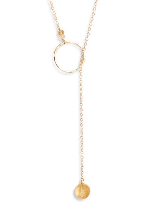 Gwyneth Semiprecious Toggle Necklace