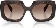 Prada 55mm Square Sunglasses