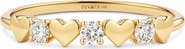 DEVATA Heart Lab Grown Diamond Ring in 14K Gold
