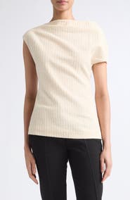 TOTEME One-Shoulder Knit Top