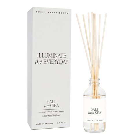 Clear Glass Reed Diffuser - Spa Scents