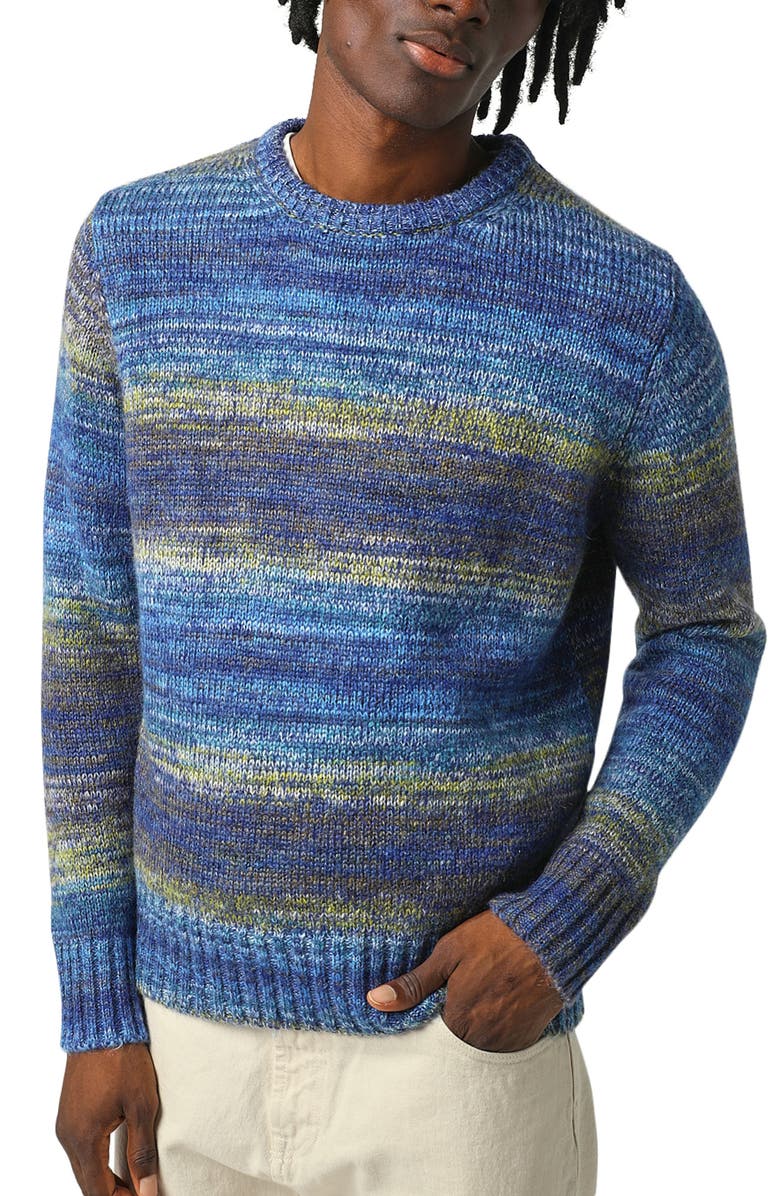 Corridor Space Dye Crewneck Sweater, Main, color, 