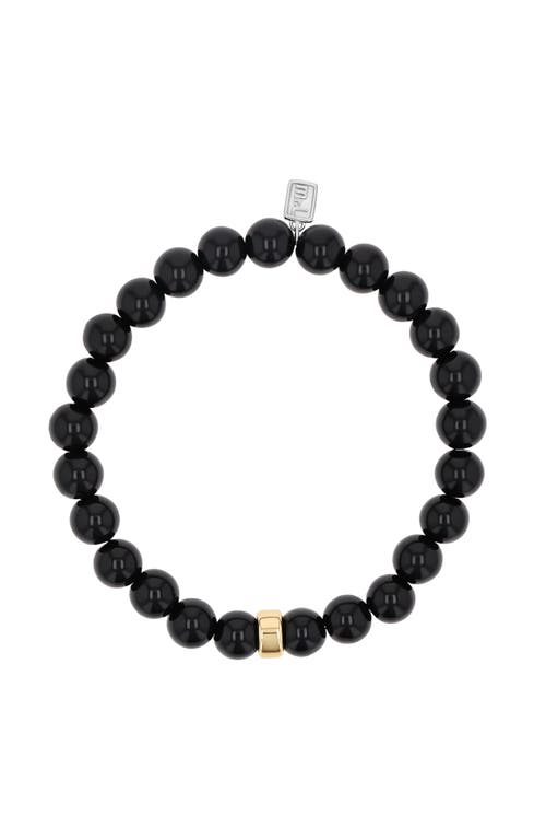 MR LOWE BY SHERYL LOWE MR LOWE BY SHERYL LOWE MR LOWE BEAD BRACELET WITH PLAIN RONDELLE 