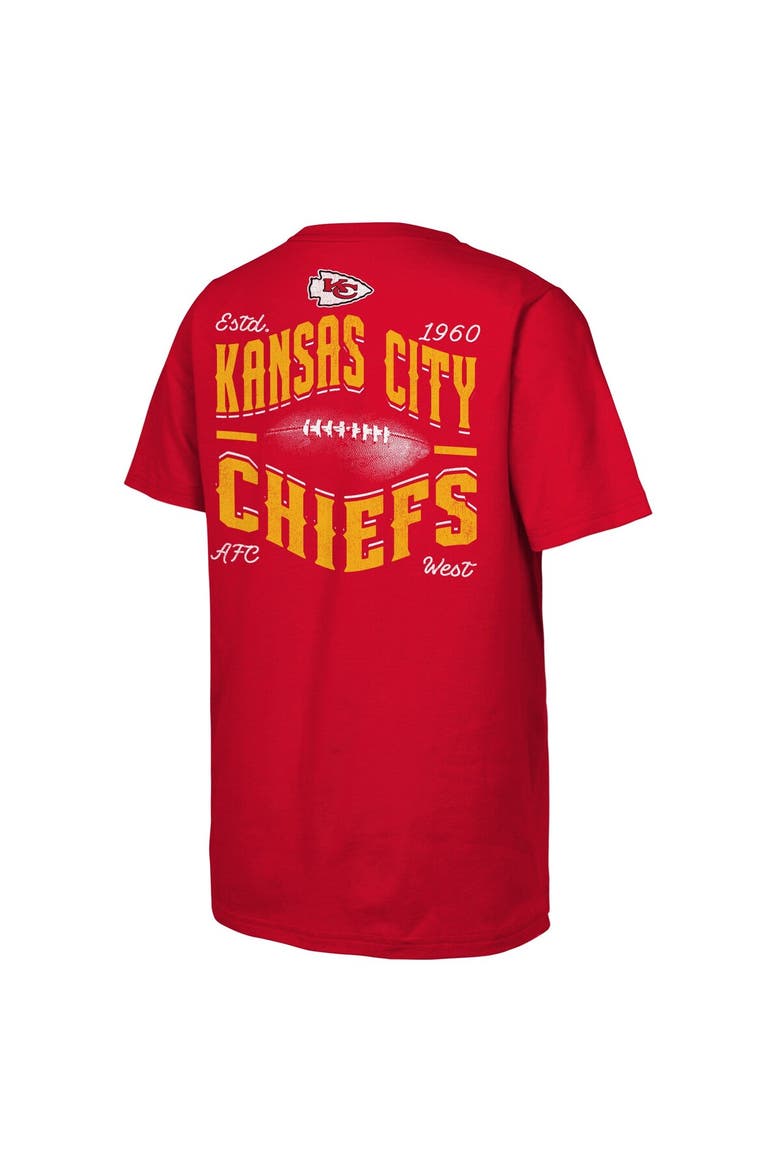 Youth Outerstuff  Red Kansas City Chiefs Top Pick T-Shirt, Alternate, color, Red