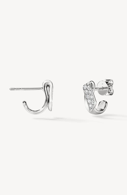 Shop Hearts On Fire Inside Out Diamond Flip Huggie Hoop Earrings