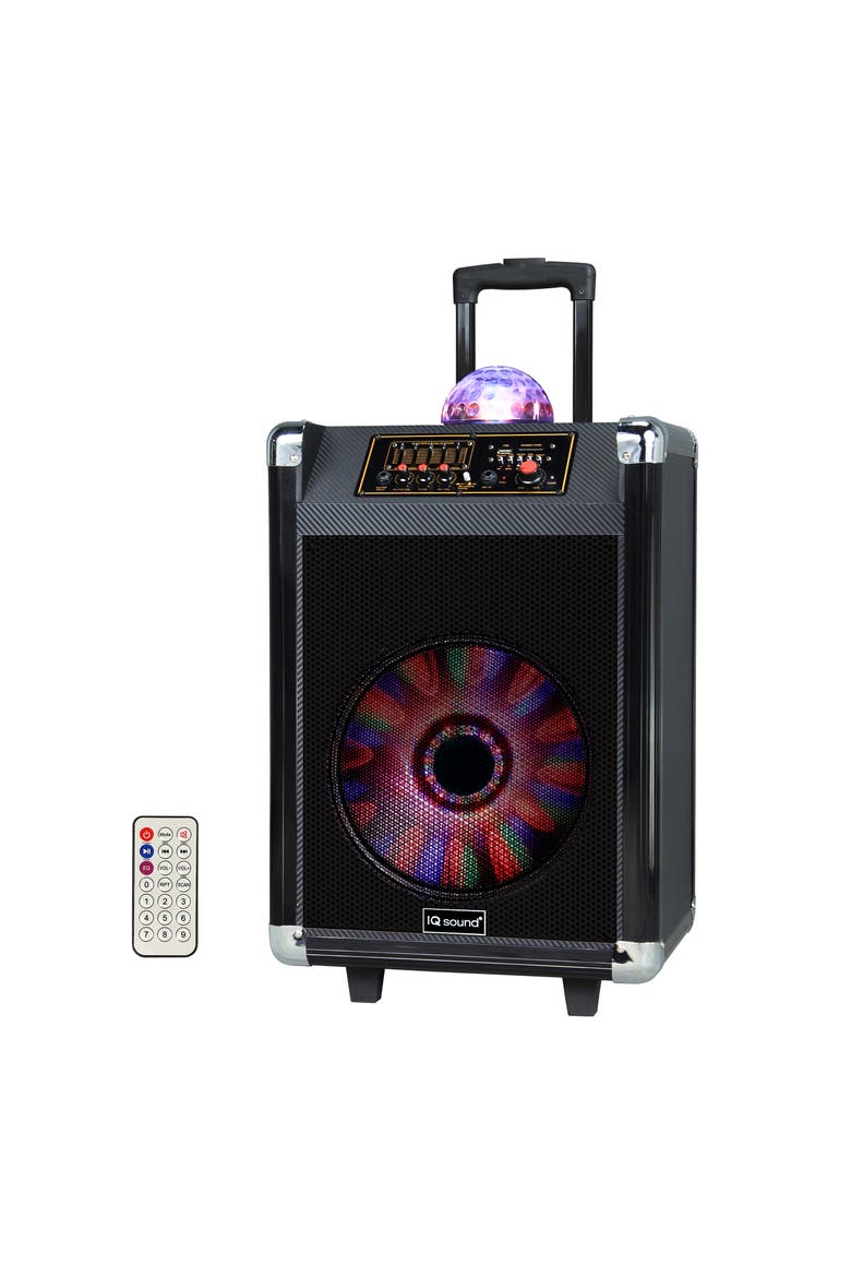 12 Inch Portable Bluetooth Speaker Disco Ball Light, Alternate, color, Black