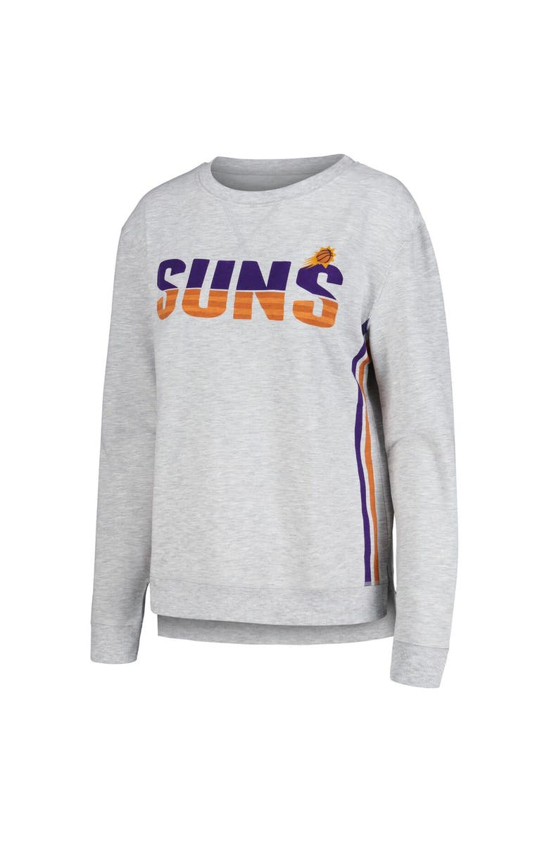 CONCEPTS SPORT Women's Concepts Sport Gray Phoenix Suns Cedar Long Sleeve T-Shirt & Shorts Sleep Set, Alternate, color, Gray