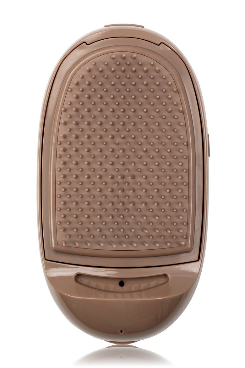 Detangling Massage Brush with Negative Ion Technology, Alternate, color, Mocha