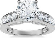 Bliss Diamond Certified 3 Ct Diamond Engagement Ring Cathedral Lab Grown