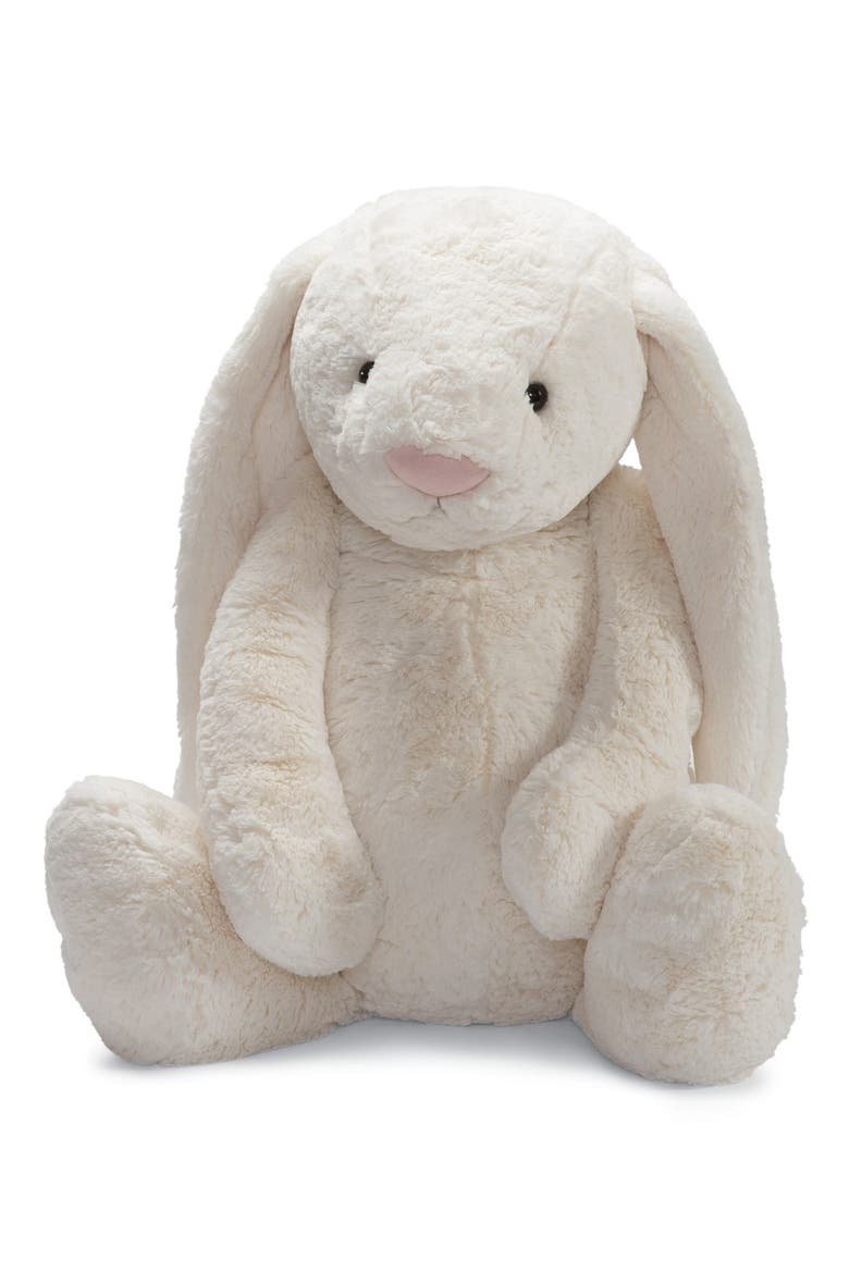 'Huge Bashful Bunny' Stuffed Animal, Main, color, CREAM