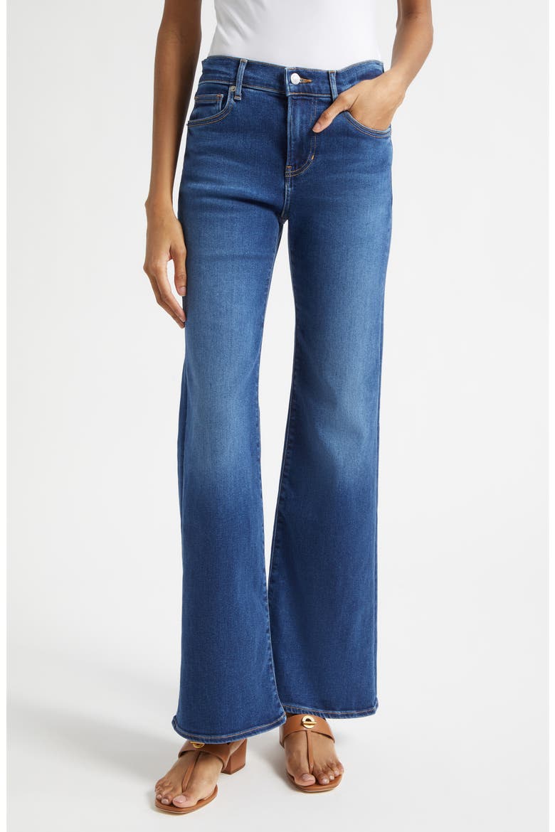 Crosbie Wide Leg Jeans, Main, color, BRIGHT BLUE