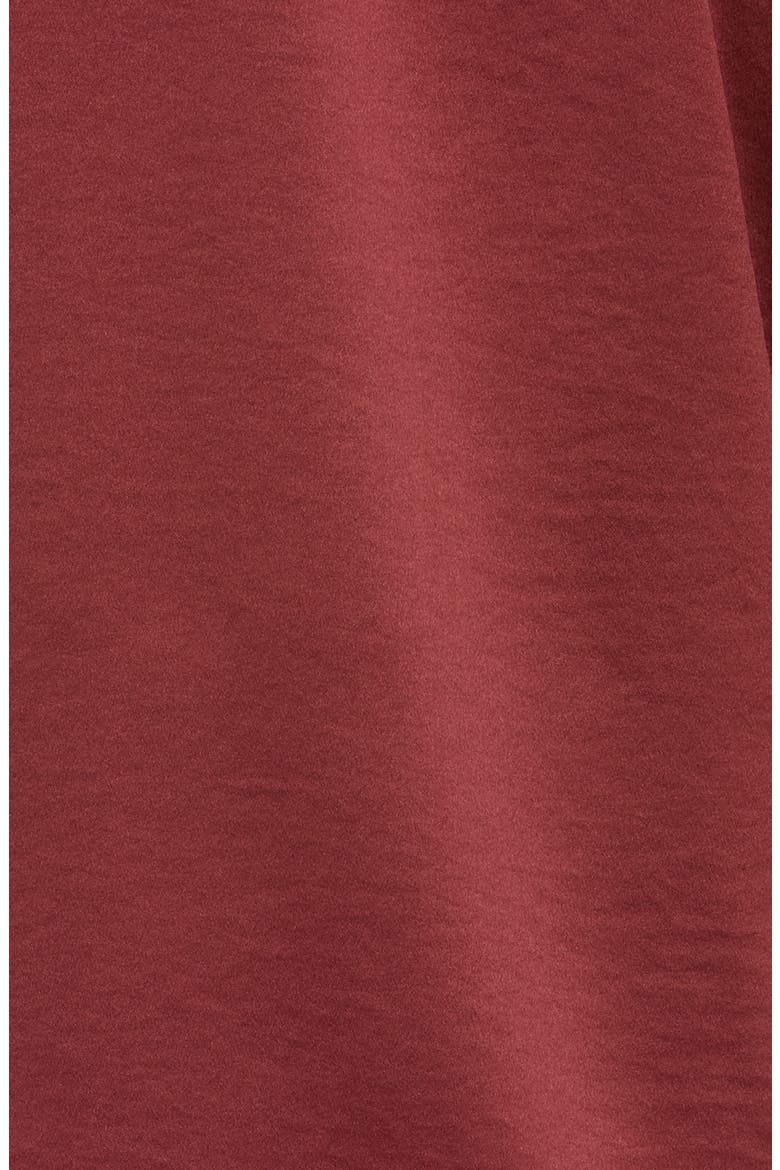 Satin Pajamas, Alternate, color, RED CORDOVAN