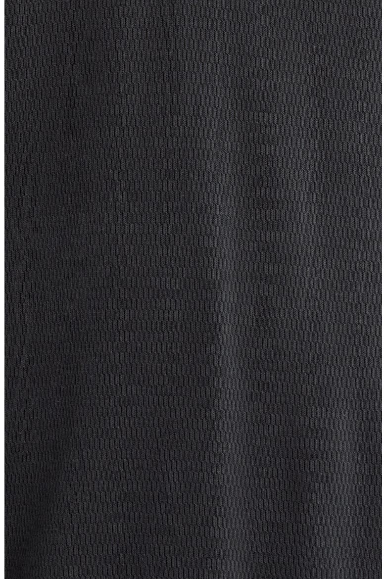 Textured Knit Long Sleeve Henley, Alternate, color, BLACK