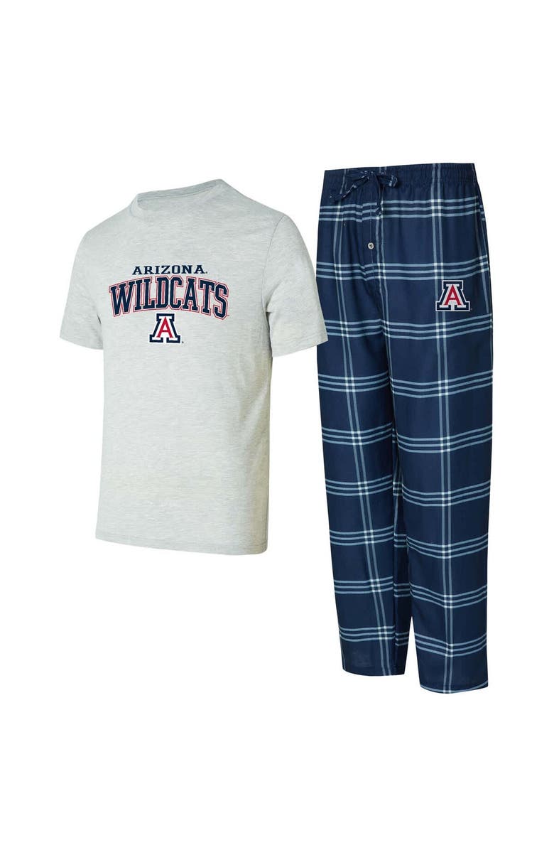 CONCEPTS SPORT Men's Concepts Sport Arizona Wildcats T-Shirt & Pants Sleep Set, Main, color, Navy