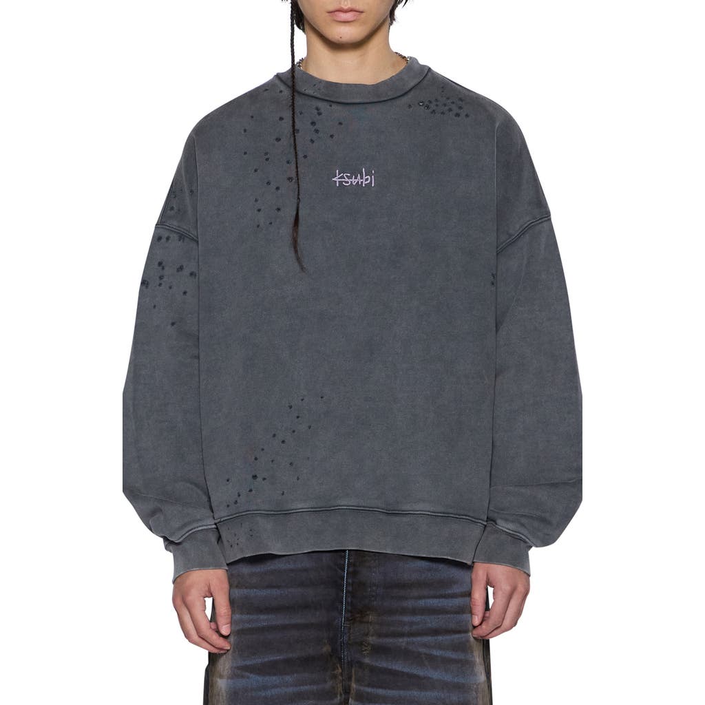 Ksubi Spirit Ekcess Washed Sweatshirt In Gray