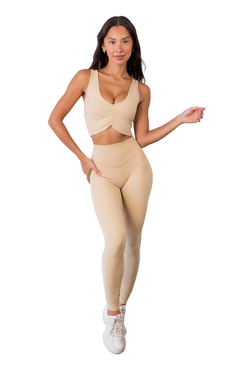 Vitality Daydream Gather Pant, Main, color, Caramel Macchiato