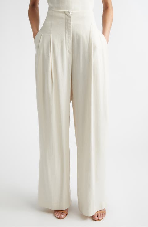 High Waist Wide Leg Pants