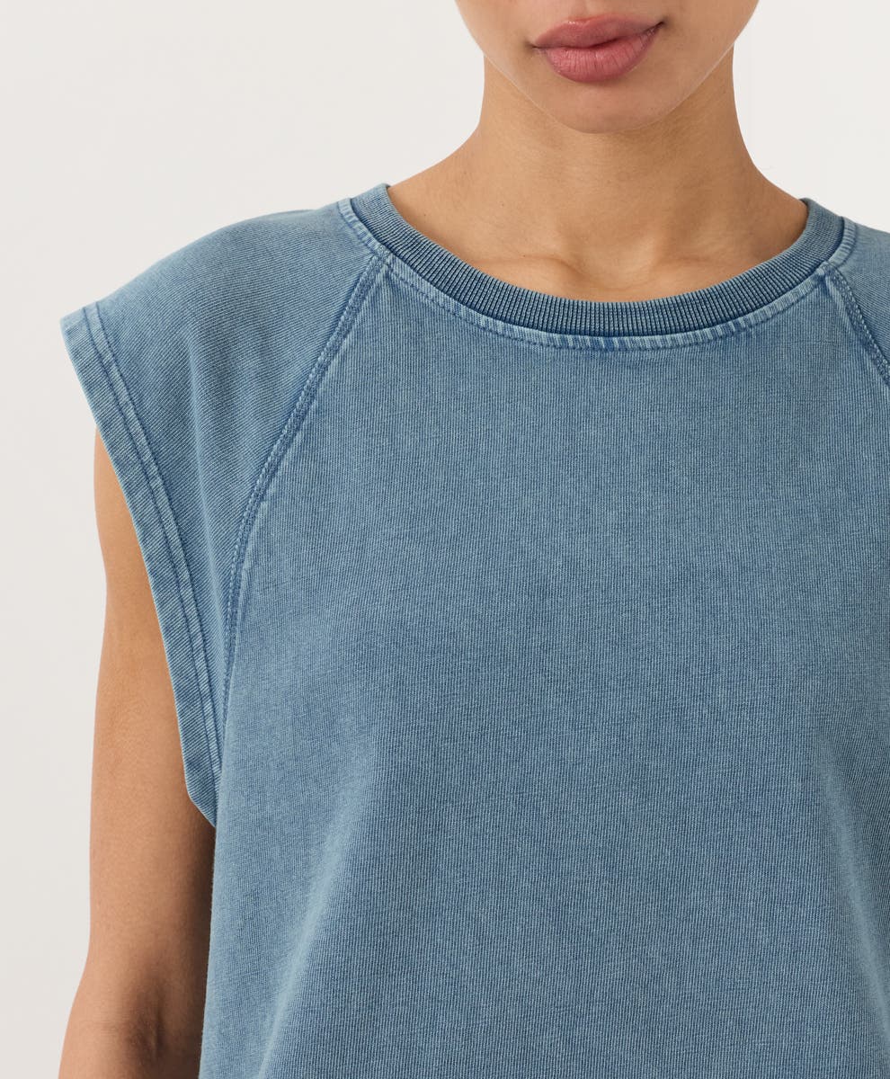 Organic Cotton Weekends Raglan Muscle Tee - image 4