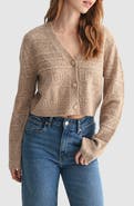 Lush Pointelle Button Cardigan