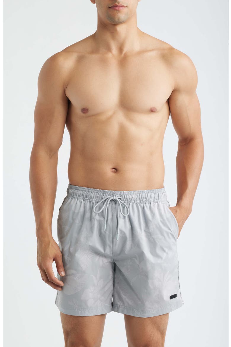 Alain Swim Trunks, Main, color, LIGHT/PASTEL GREY