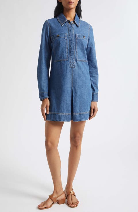 Pryce Long Sleeve Denim Dress