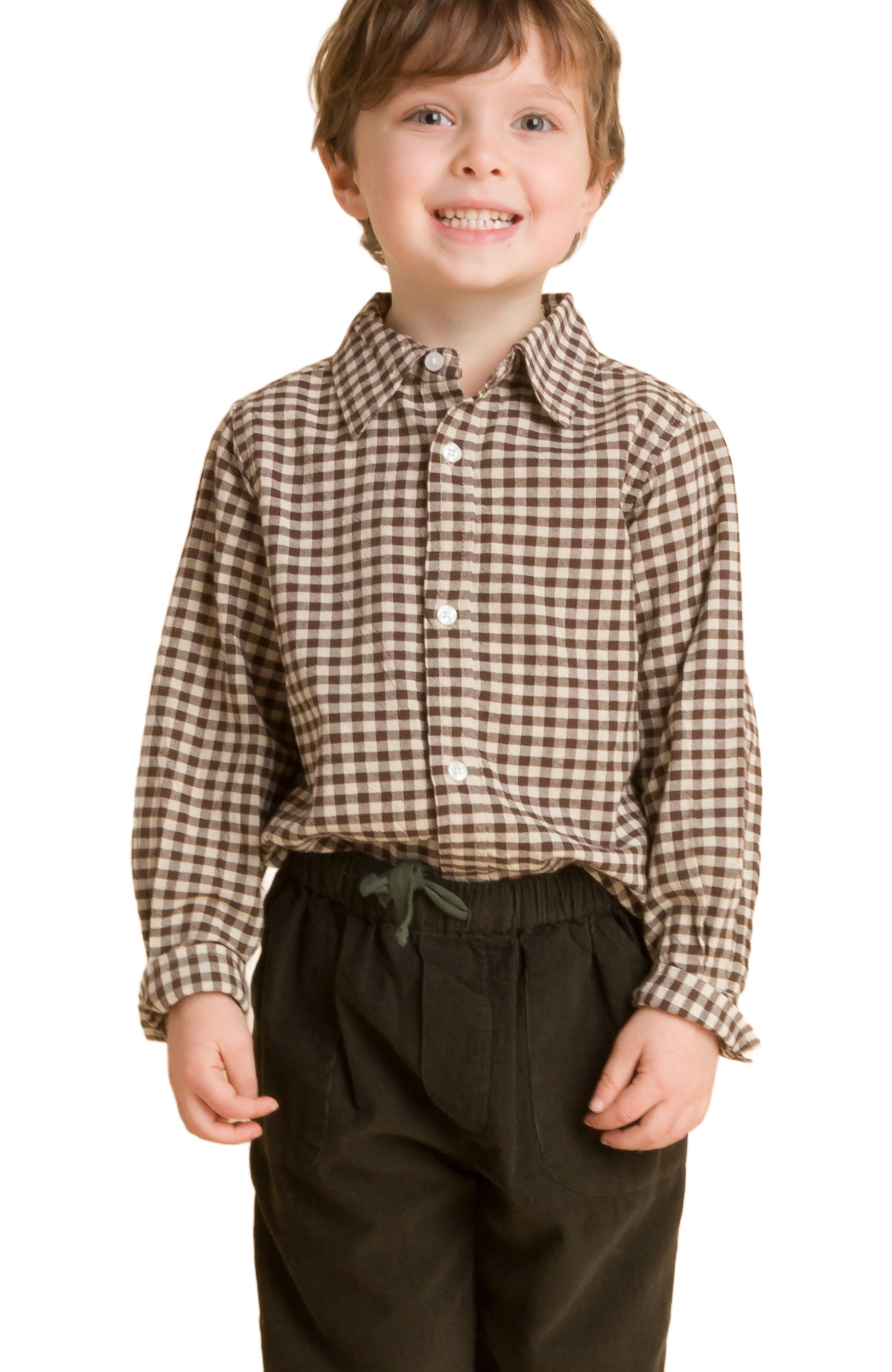 selected Brown Check