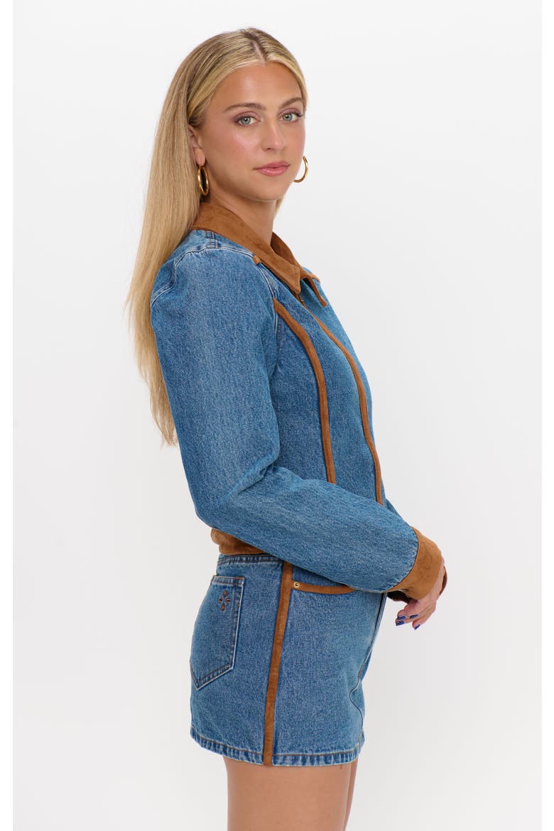 Dawson Jacket, Alternate, color, Indigo With Faux Suede