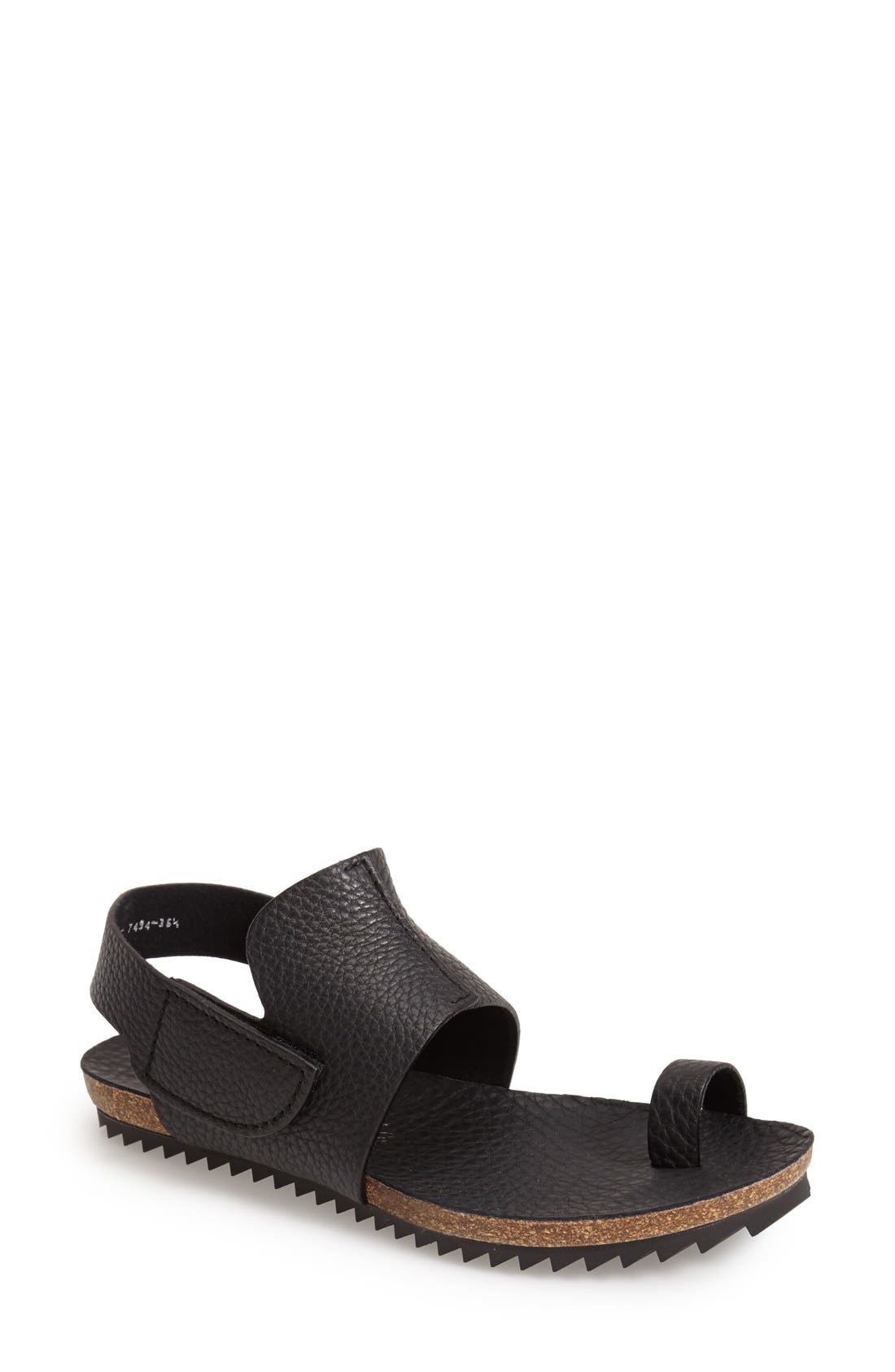 Pedro Garcia 'Vicky' Grained Leather Sandal, Main, color, 